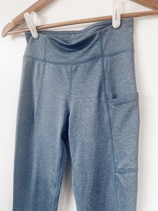 Blue Athletic Leggings