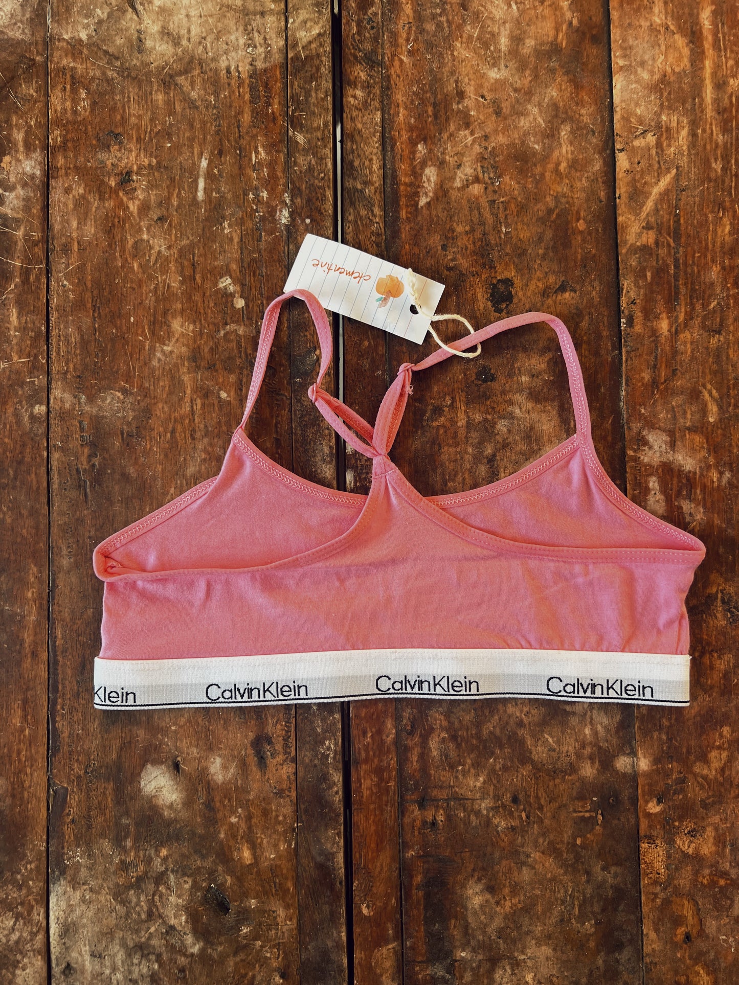 Pink Calvin Klein Bra