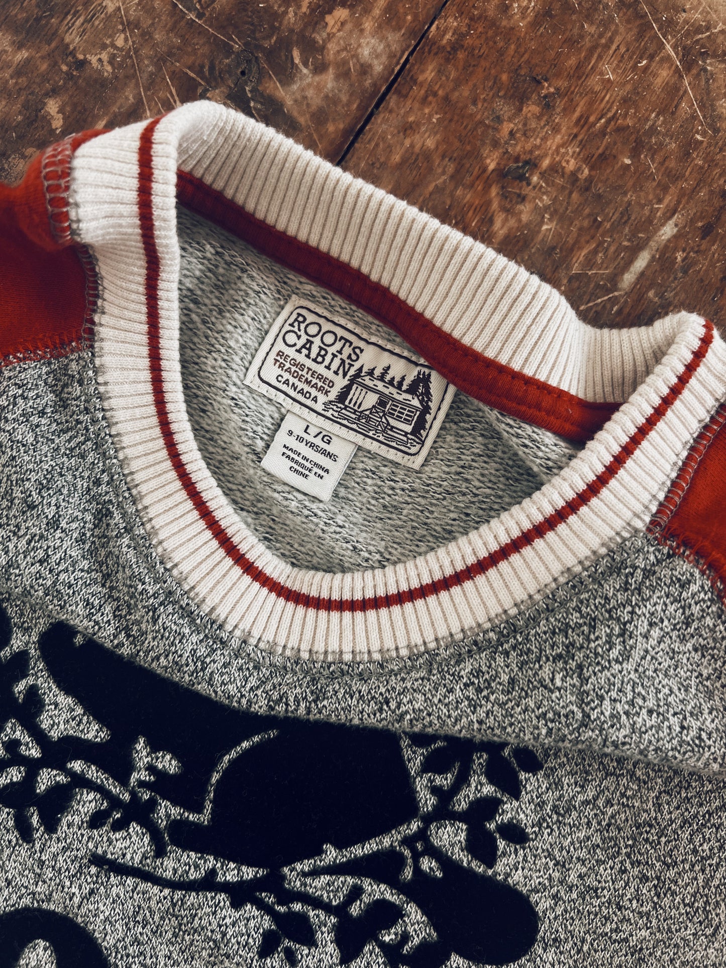 Red and Grey Roots Sweatshirt
