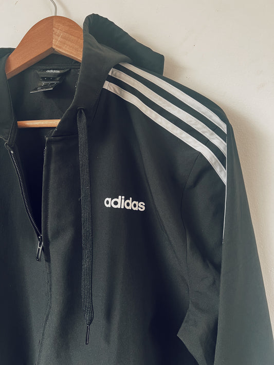 Classic Black Adidas Jacket