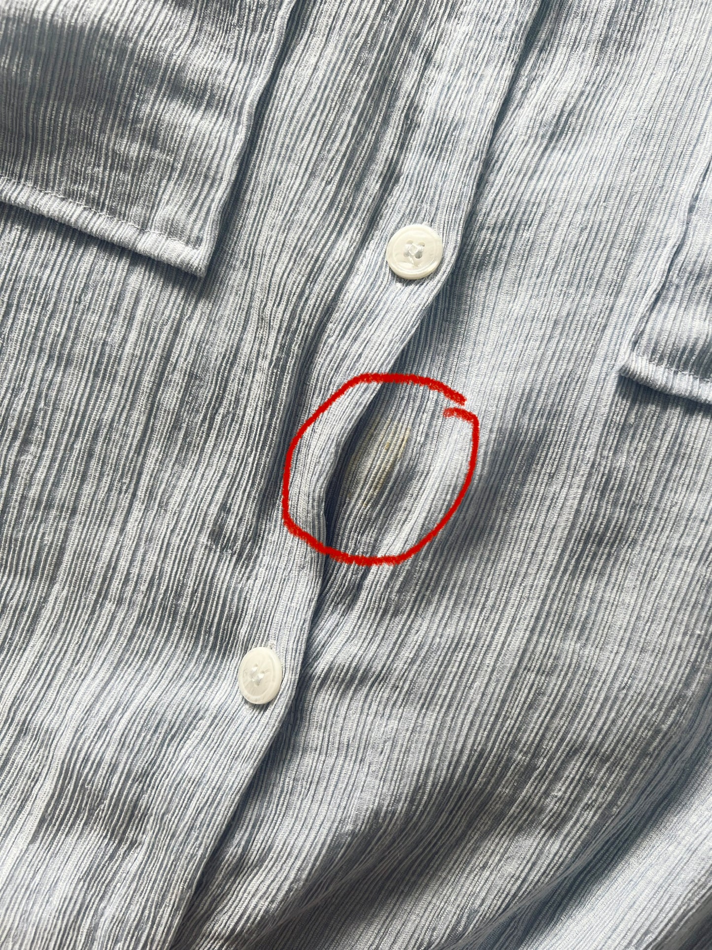 Sky Blue Long Sleeve Blouse