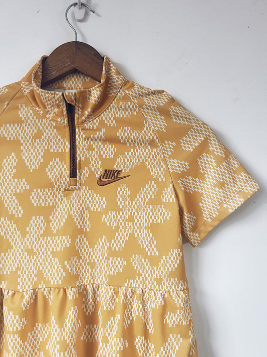 Yellow Nike Short Sleeve Dress
