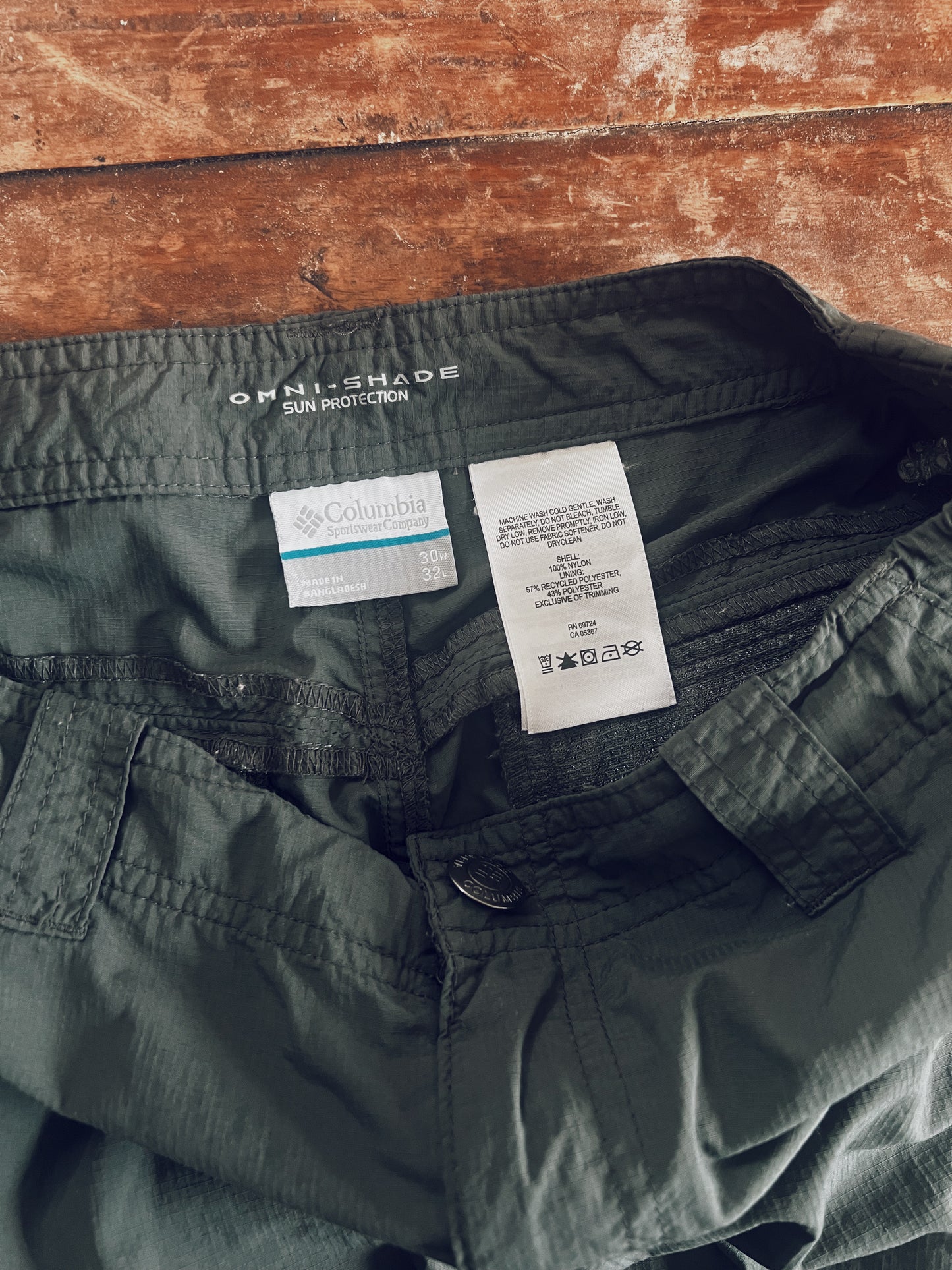 Grey Convertible Cargo Pants