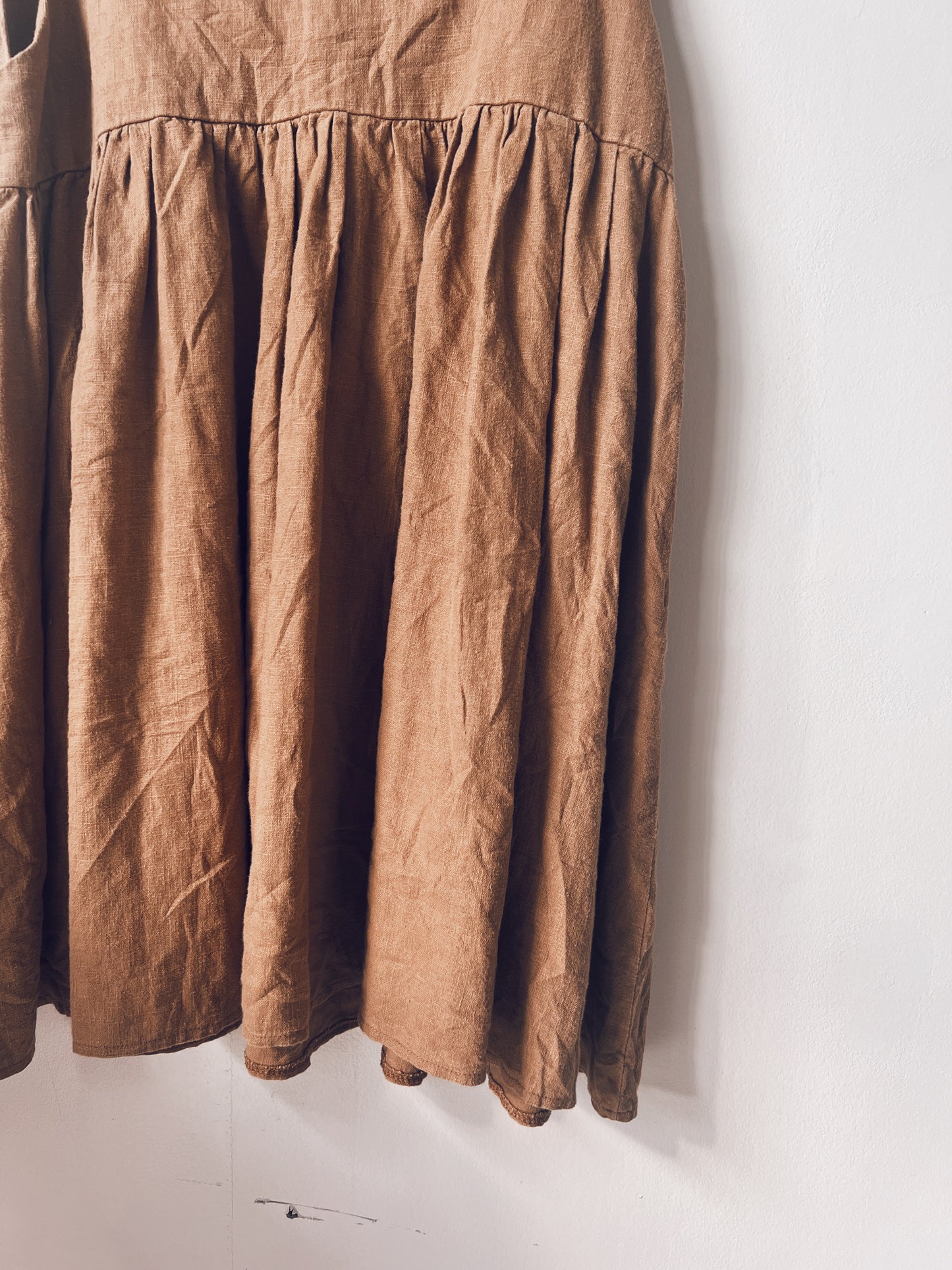 Brown Sleeveless Dress