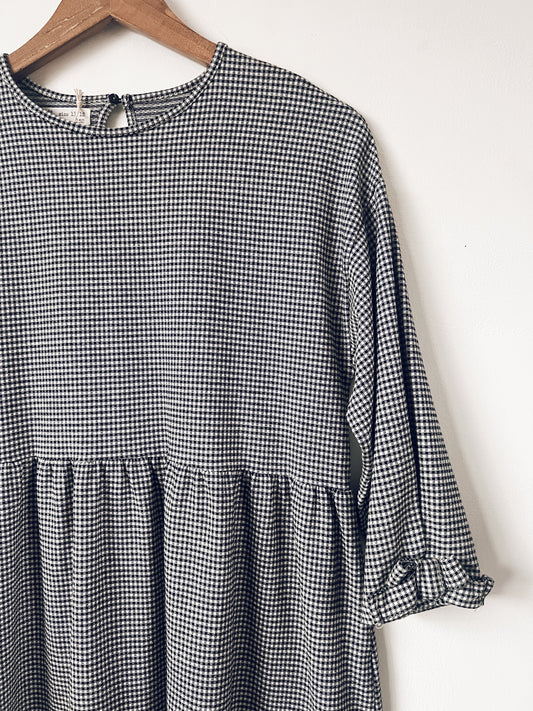 Black and White Checkered Dress