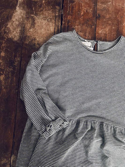 Black and White Checkered Dress