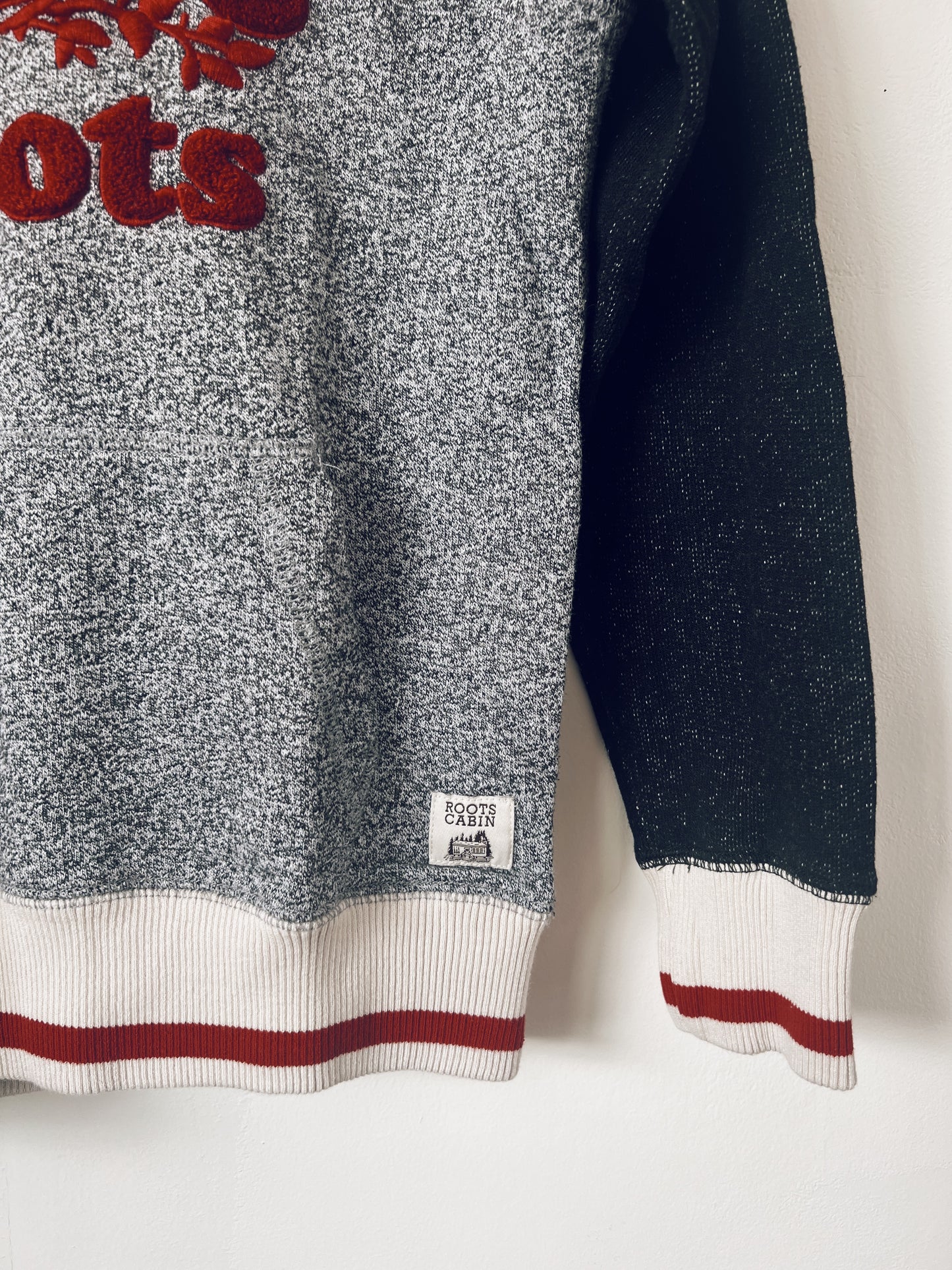 Black and Grey Roots Hoodie