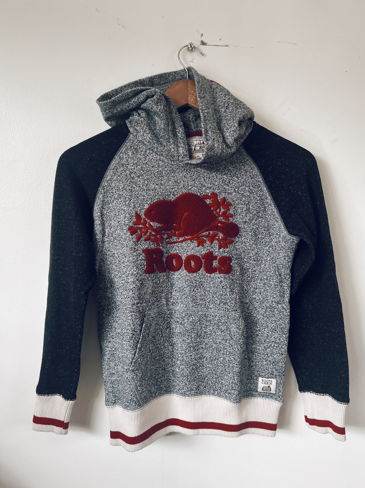 Black and Grey Roots Hoodie