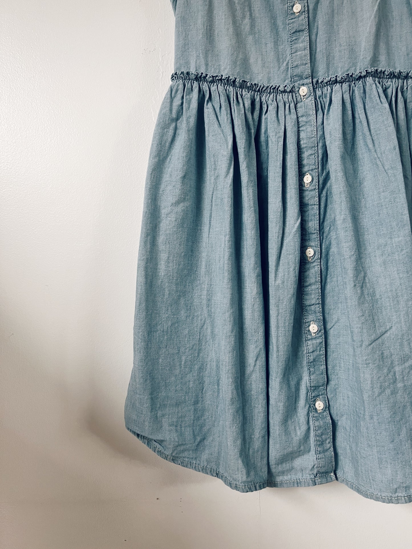 Denim Short Sleeve Dress