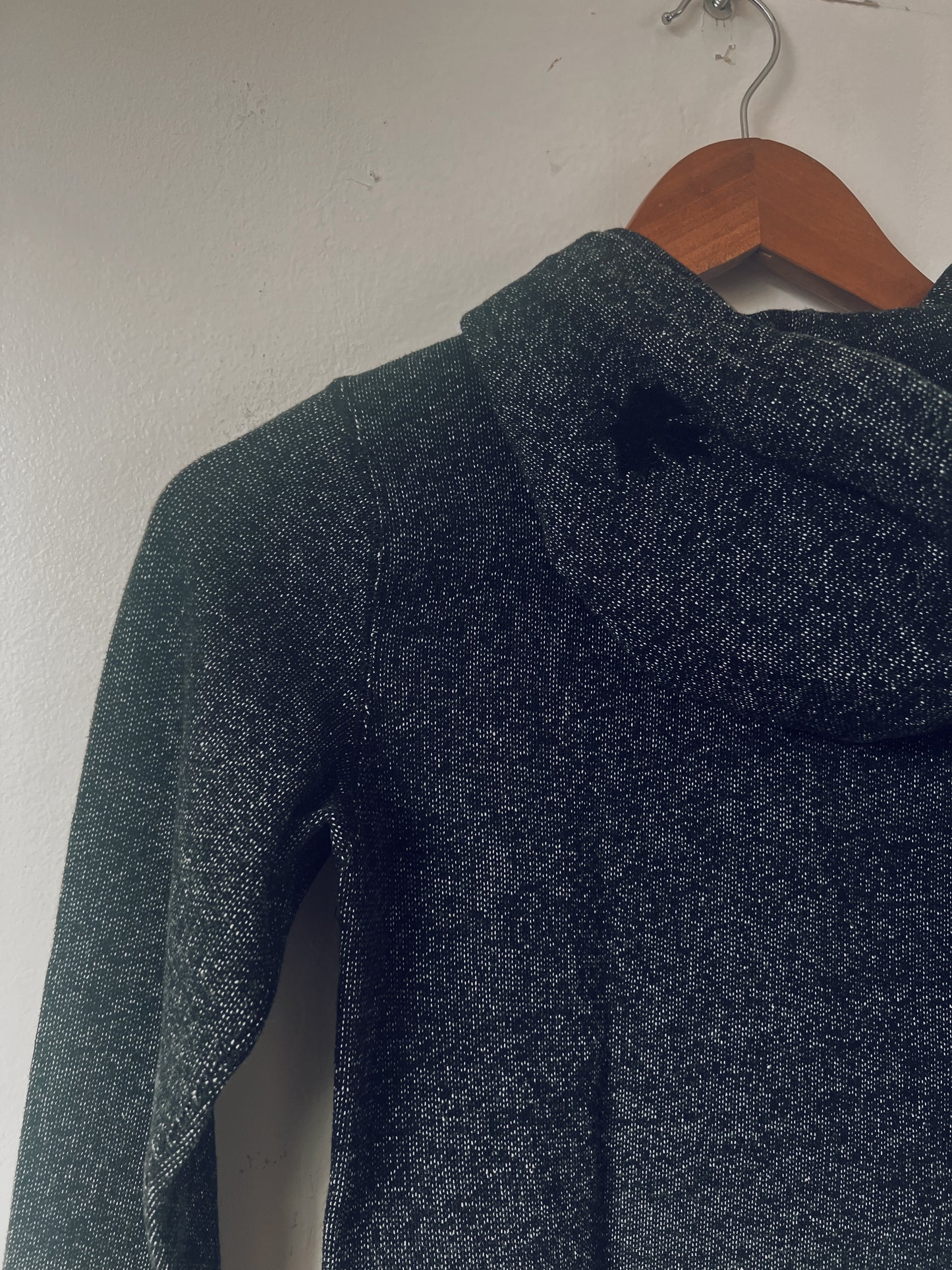 Classic Black Roots Zip Up Hoodie