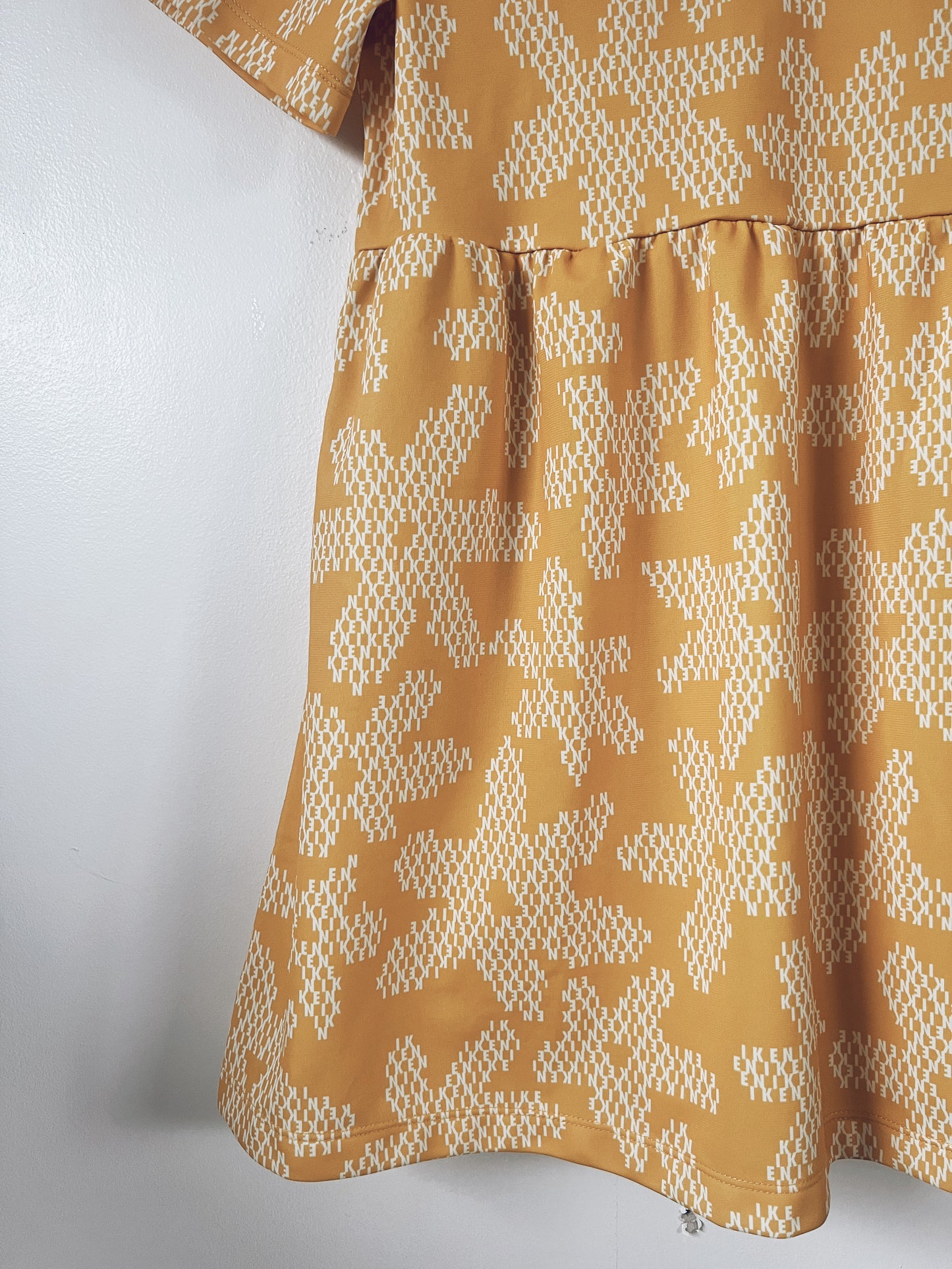 Yellow Nike Short Sleeve Dress