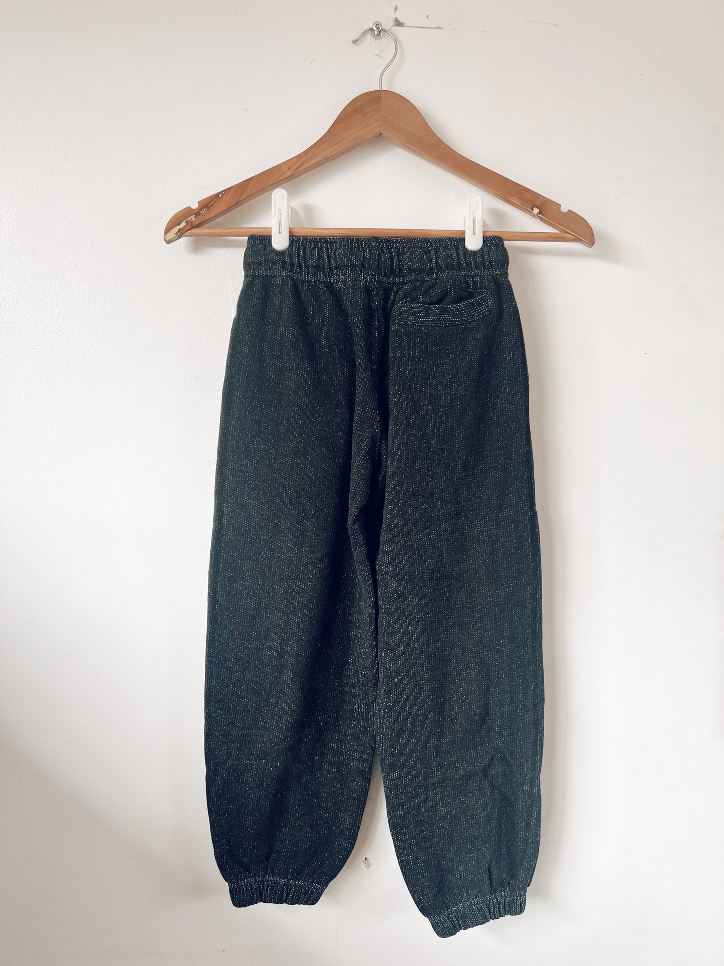 Classic Black Roots Sweatpants with Black Logo