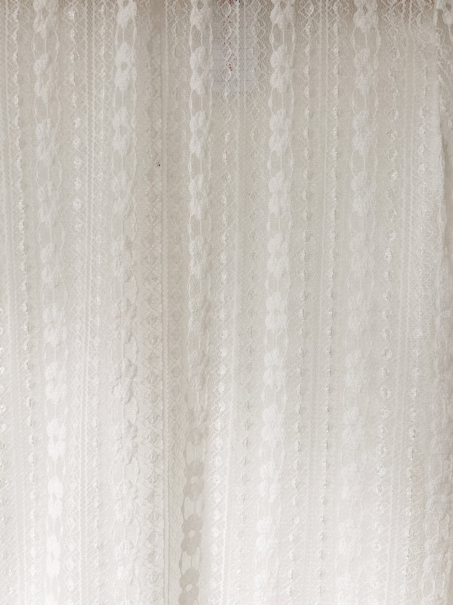 White Floral Lace Long Sleeve Blouse