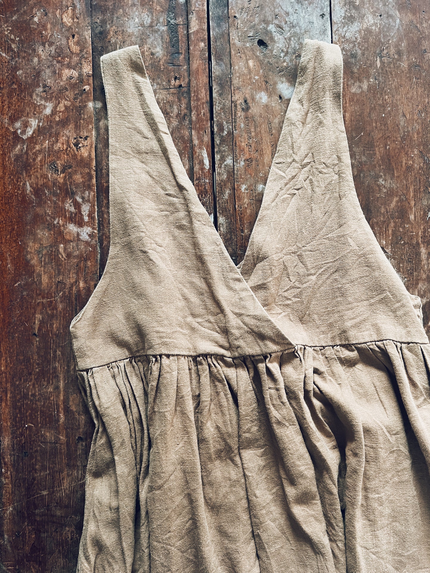 Brown Sleeveless Dress