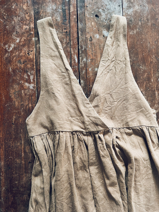 Brown Sleeveless Dress