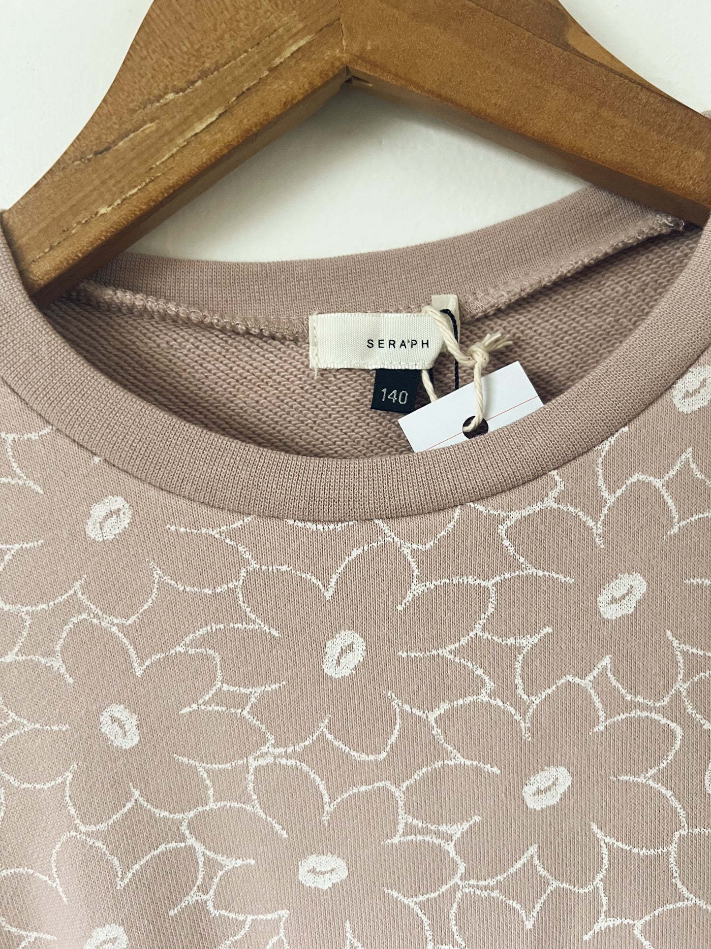 Pink Floral Long Sleeve Dress