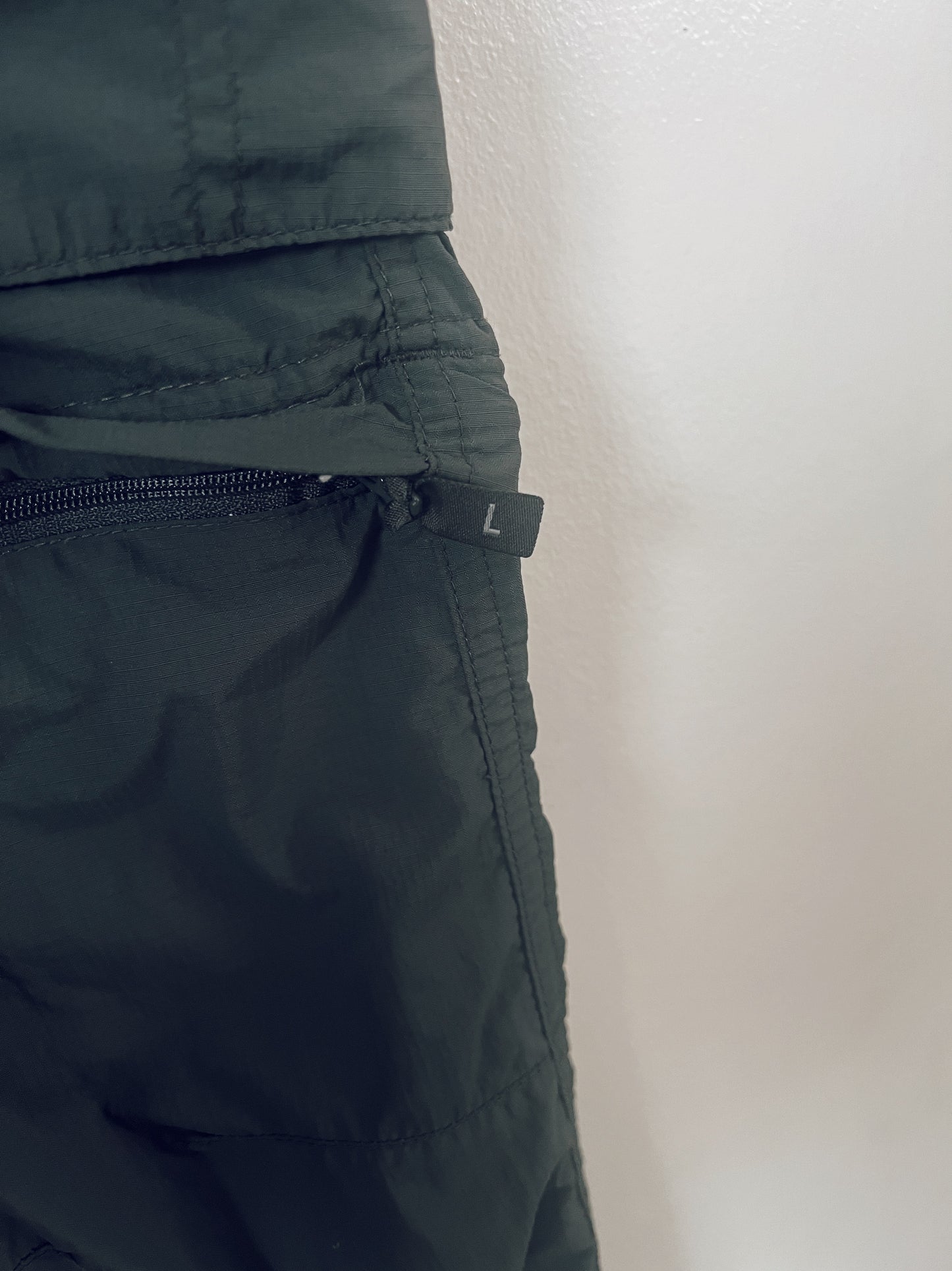 Grey Convertible Cargo Pants