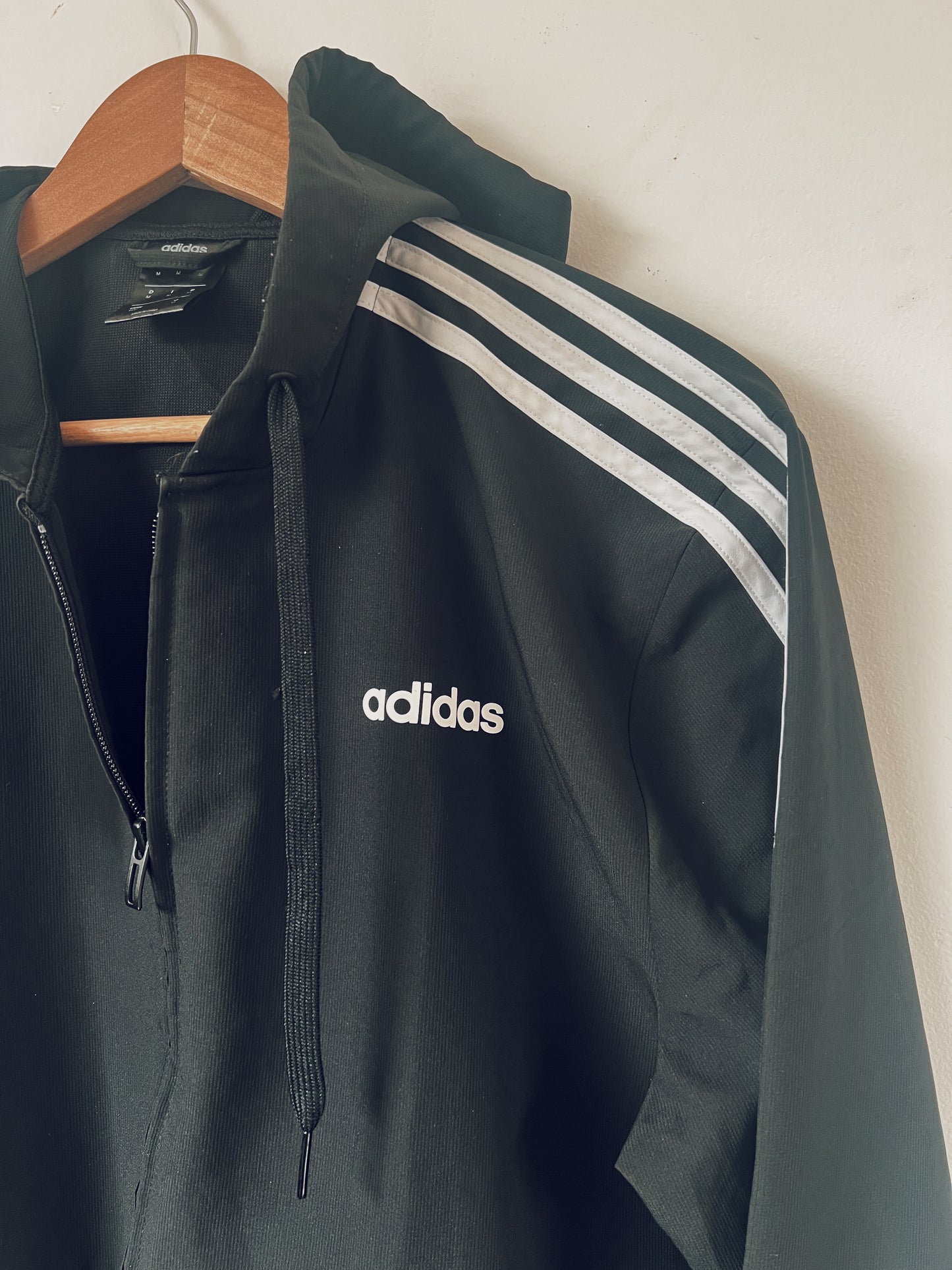 Classic Black Adidas Jacket