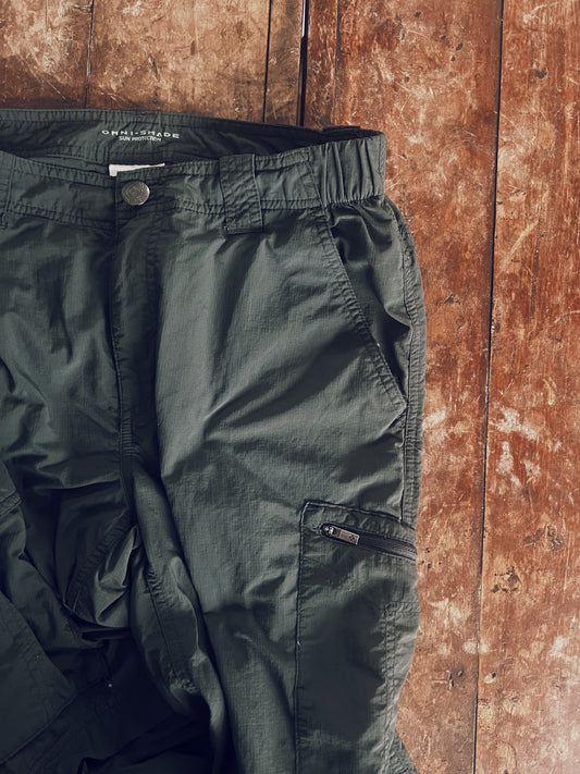 Grey Convertible Cargo Pants