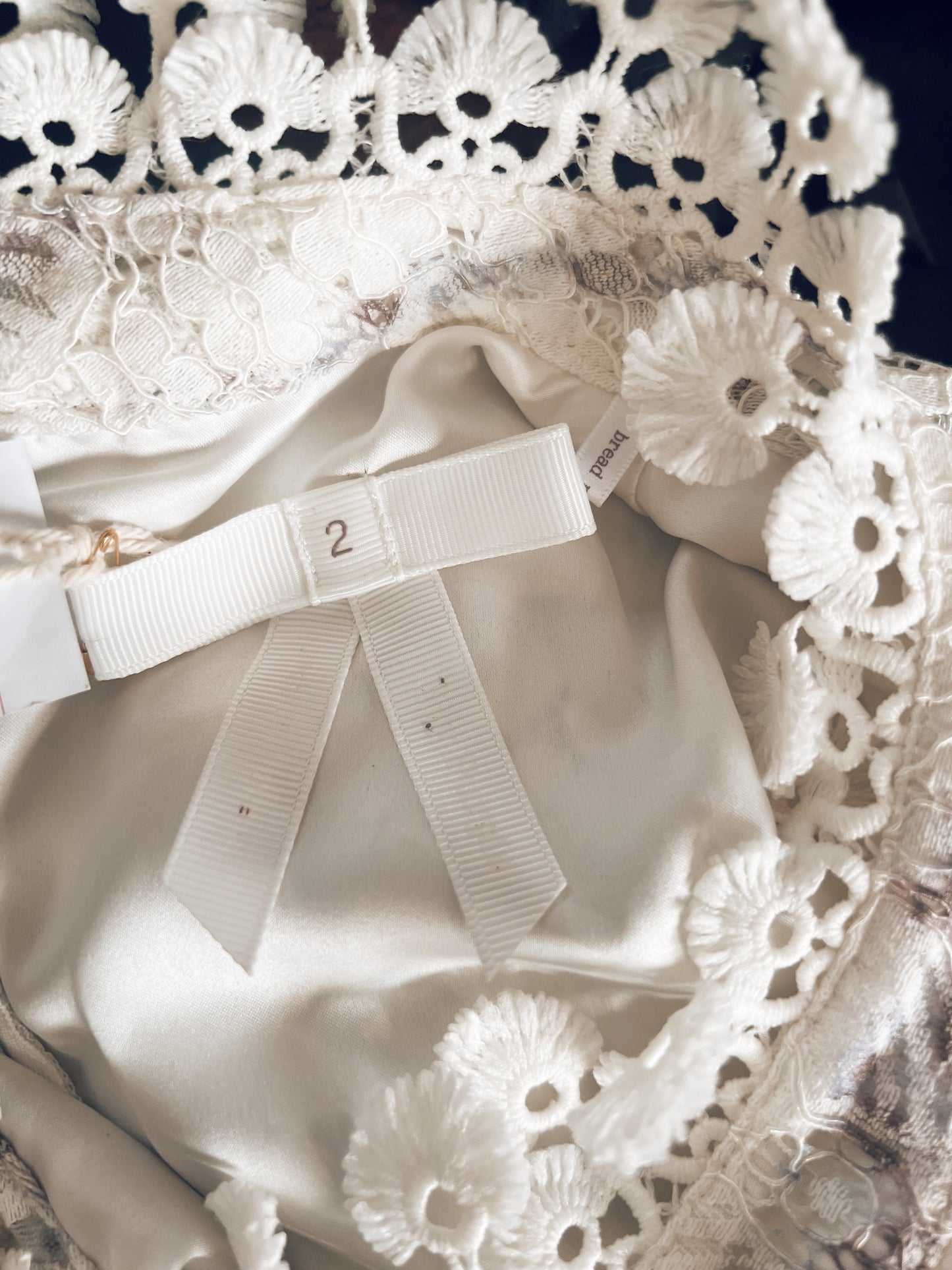 Beautiful Floral Lace Long Sleeve Dress