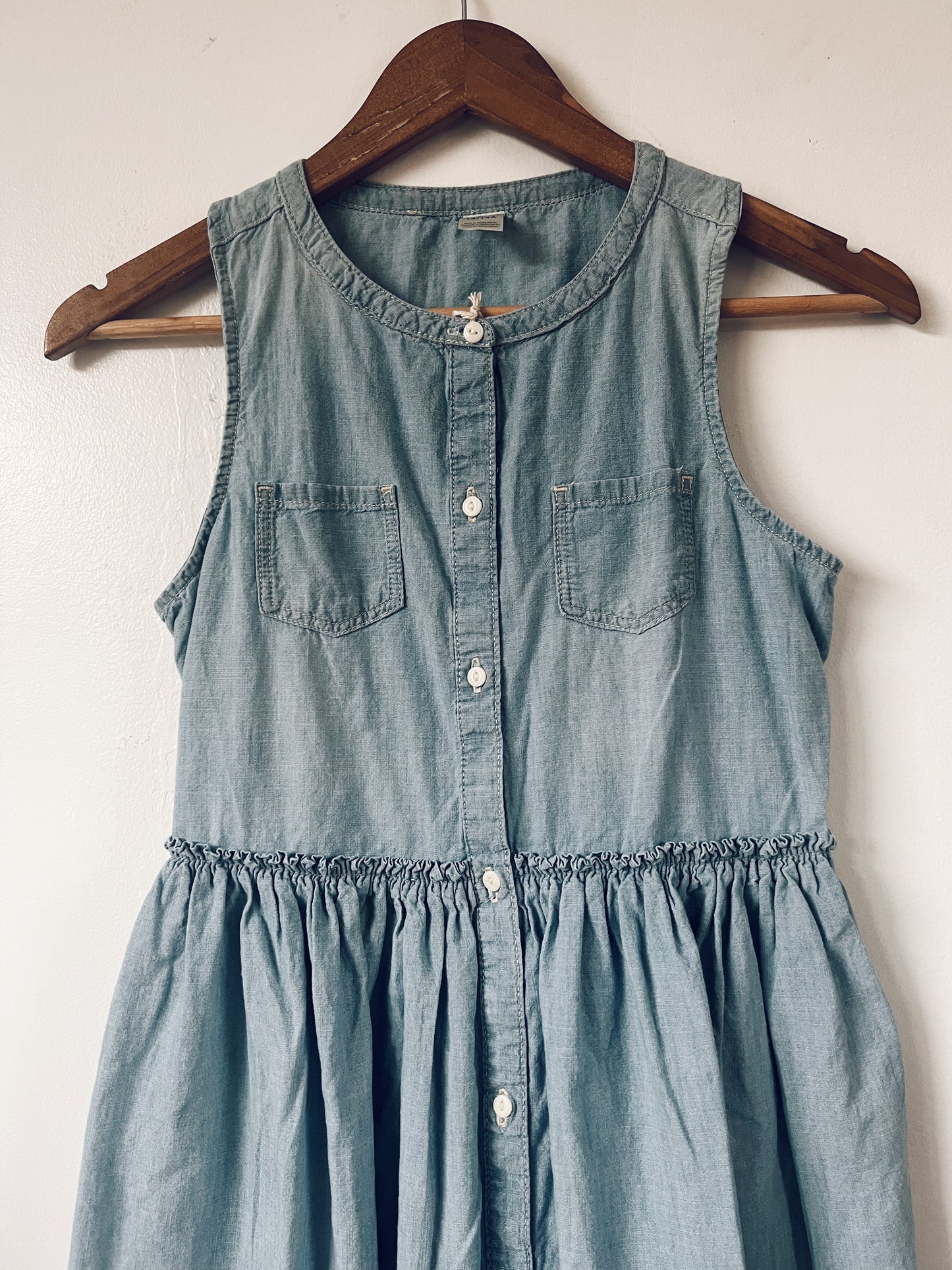 Denim Short Sleeve Dress