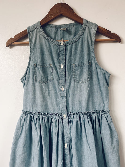 Denim Short Sleeve Dress