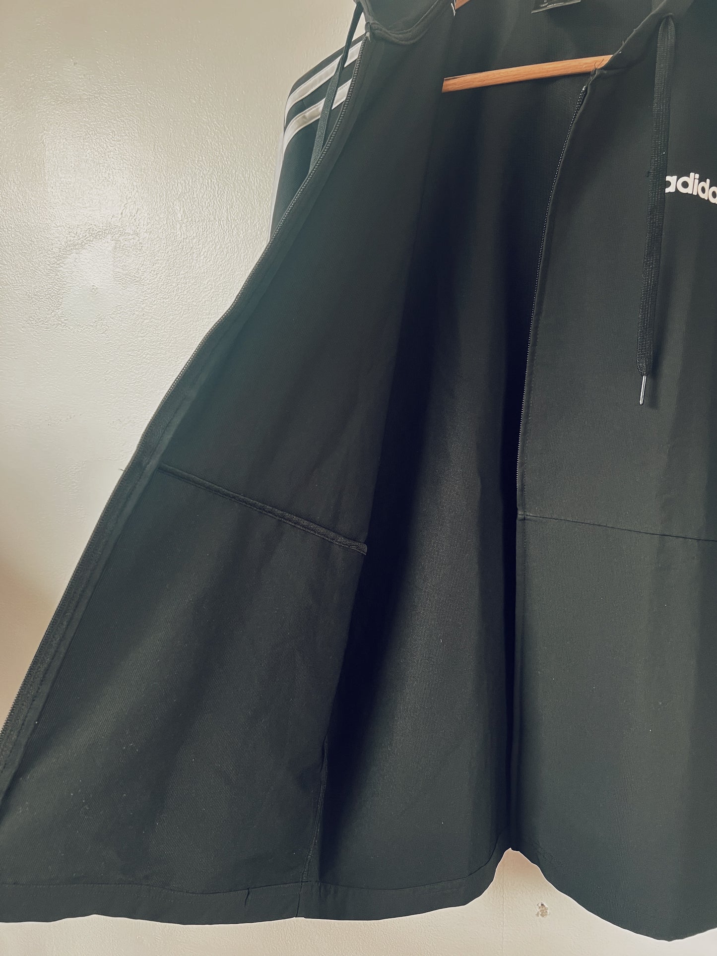 Classic Black Adidas Jacket