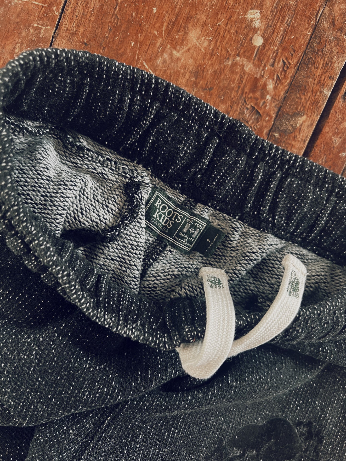 Classic Black Roots Sweatpants with Black Logo