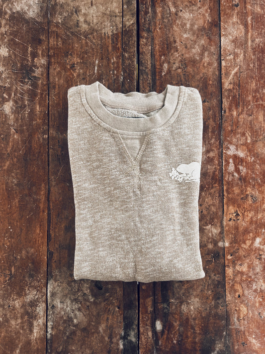 Light Brown Lightweight Sweatshirt