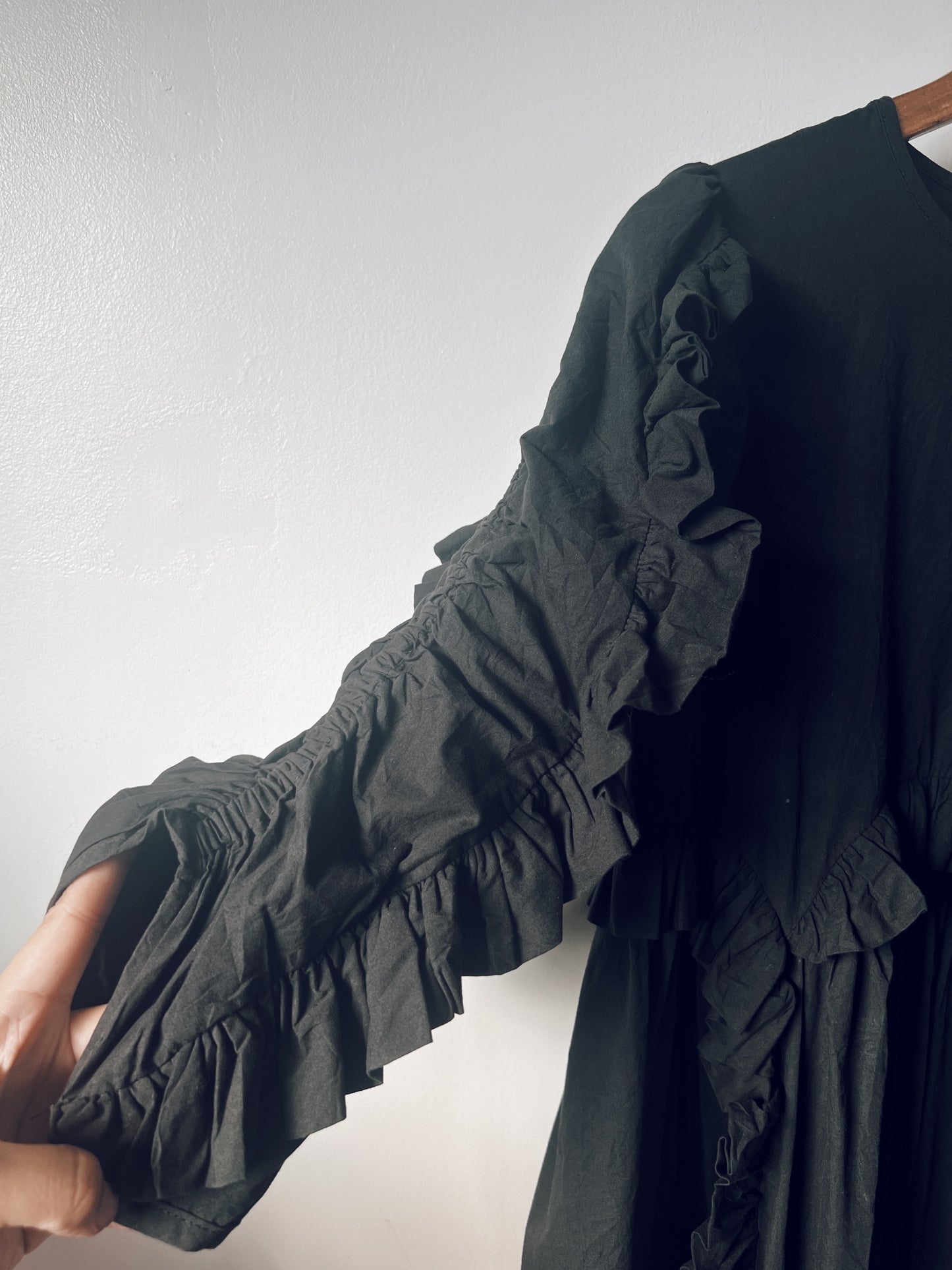 Dramatic Ruffle Short Sleeve Dress