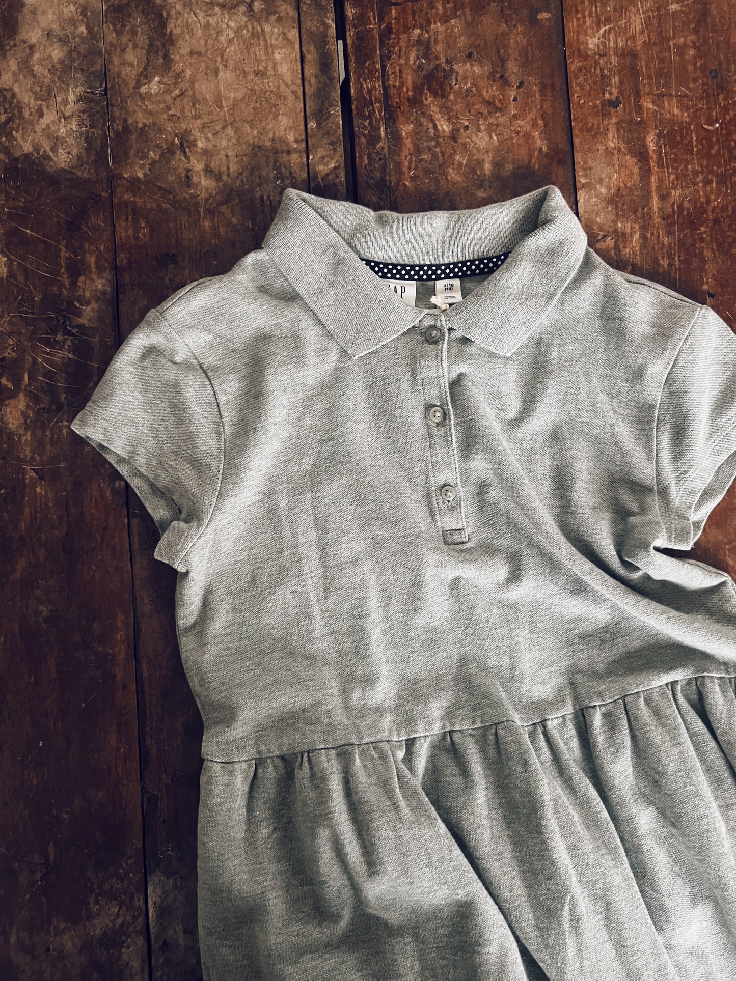 Grey Polo Dress