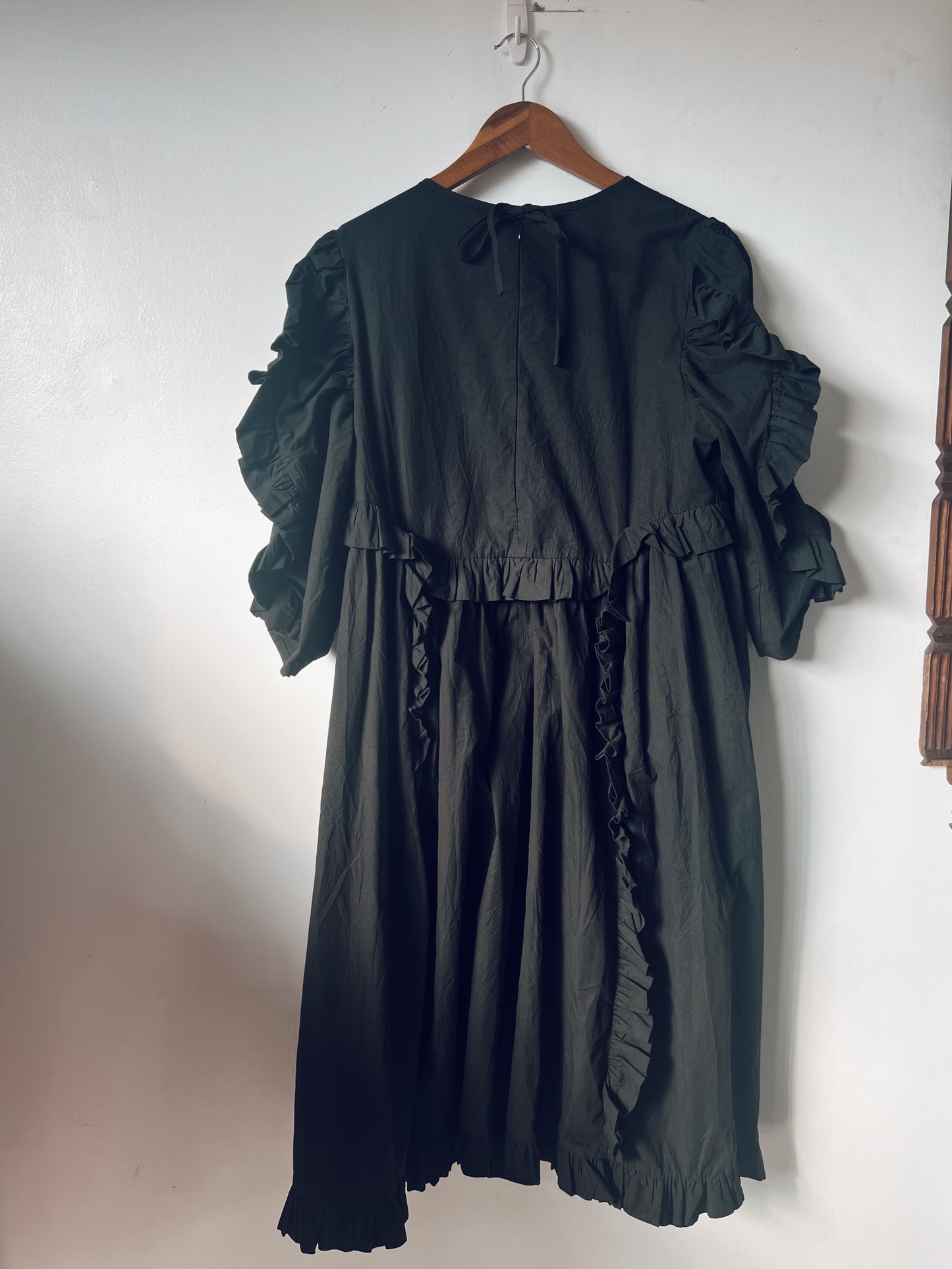 Dramatic Ruffle Short Sleeve Dress