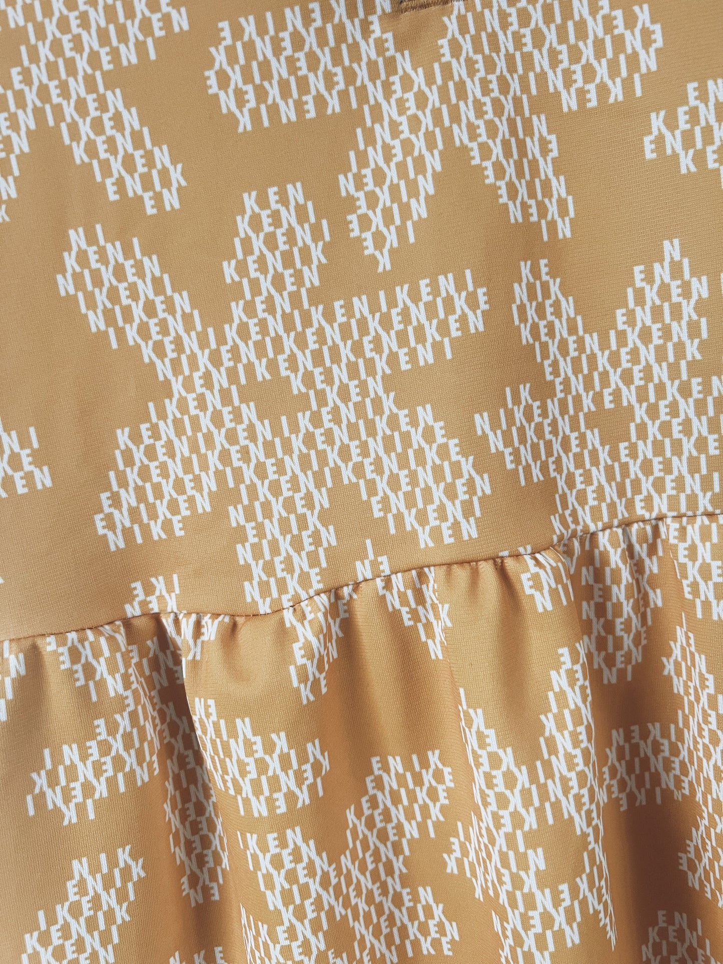 Yellow Nike Short Sleeve Dress