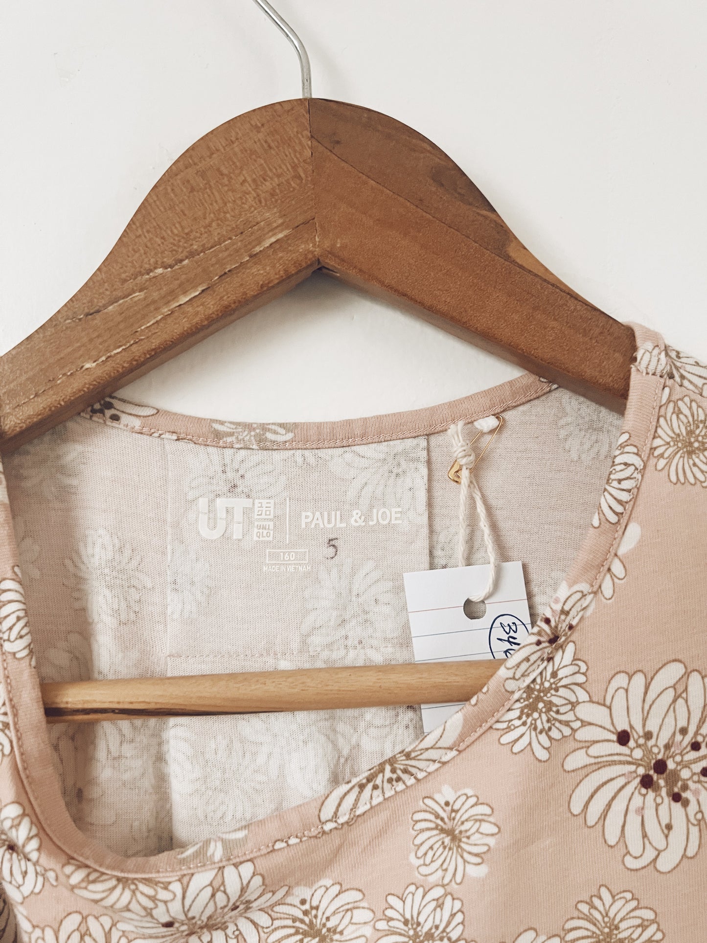 Peach Floral Sleeveless Dress