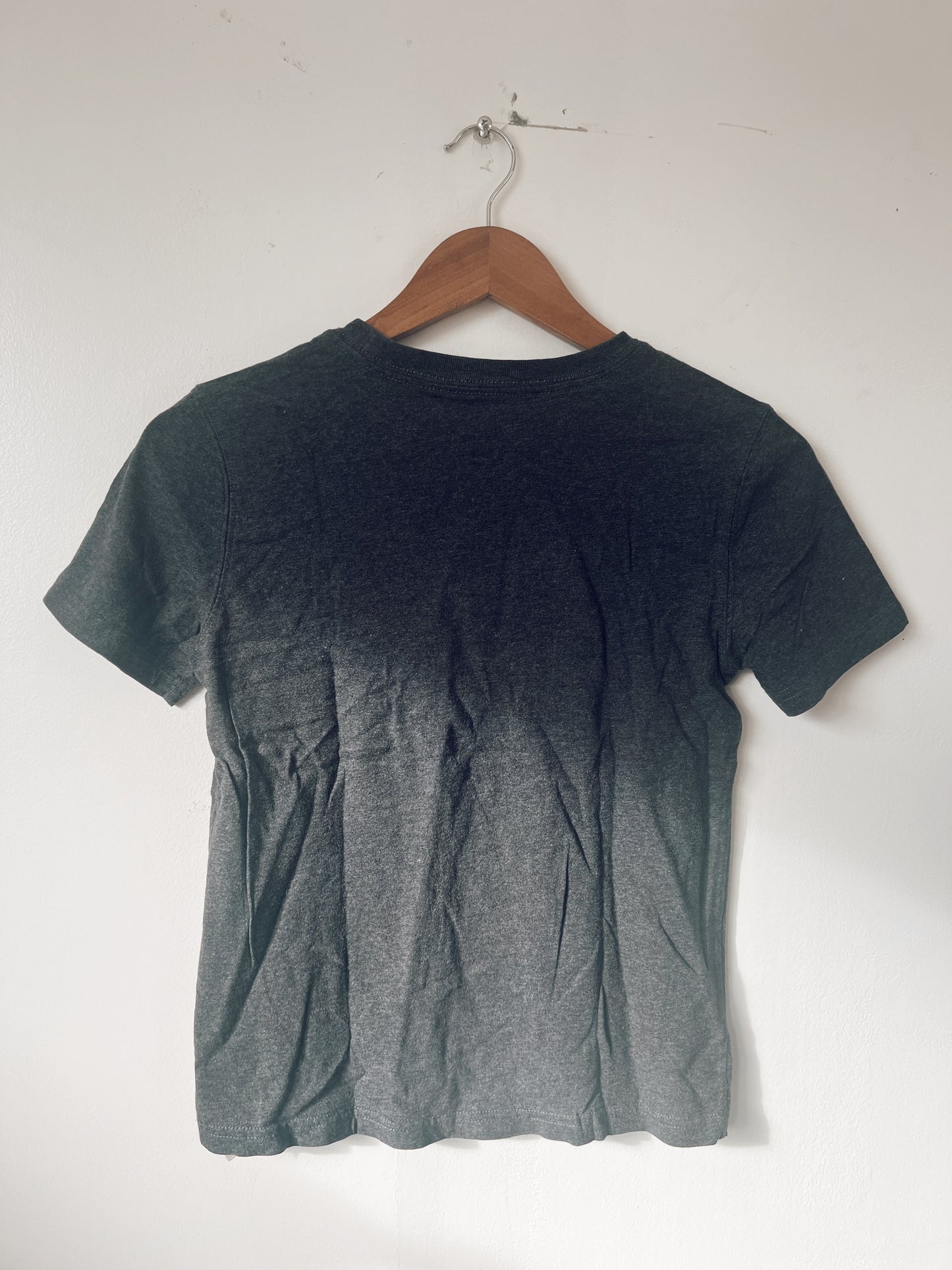 Classic Roots Tshirt with Blue Logo Print