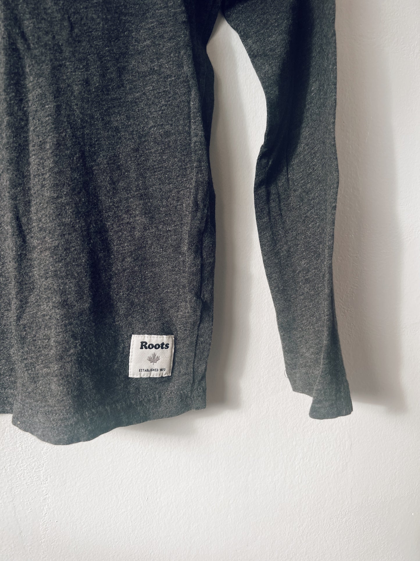 Dark Grey Roots Long Sleeve Top