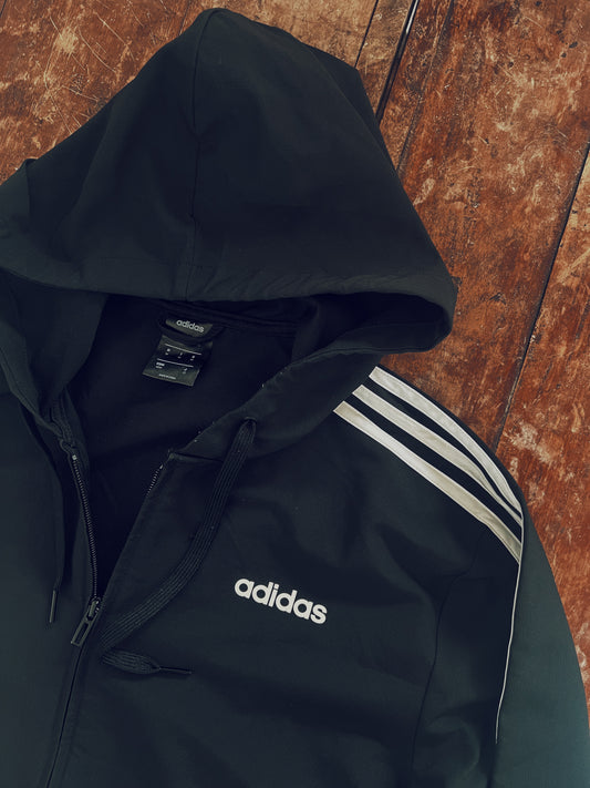 Classic Black Adidas Jacket