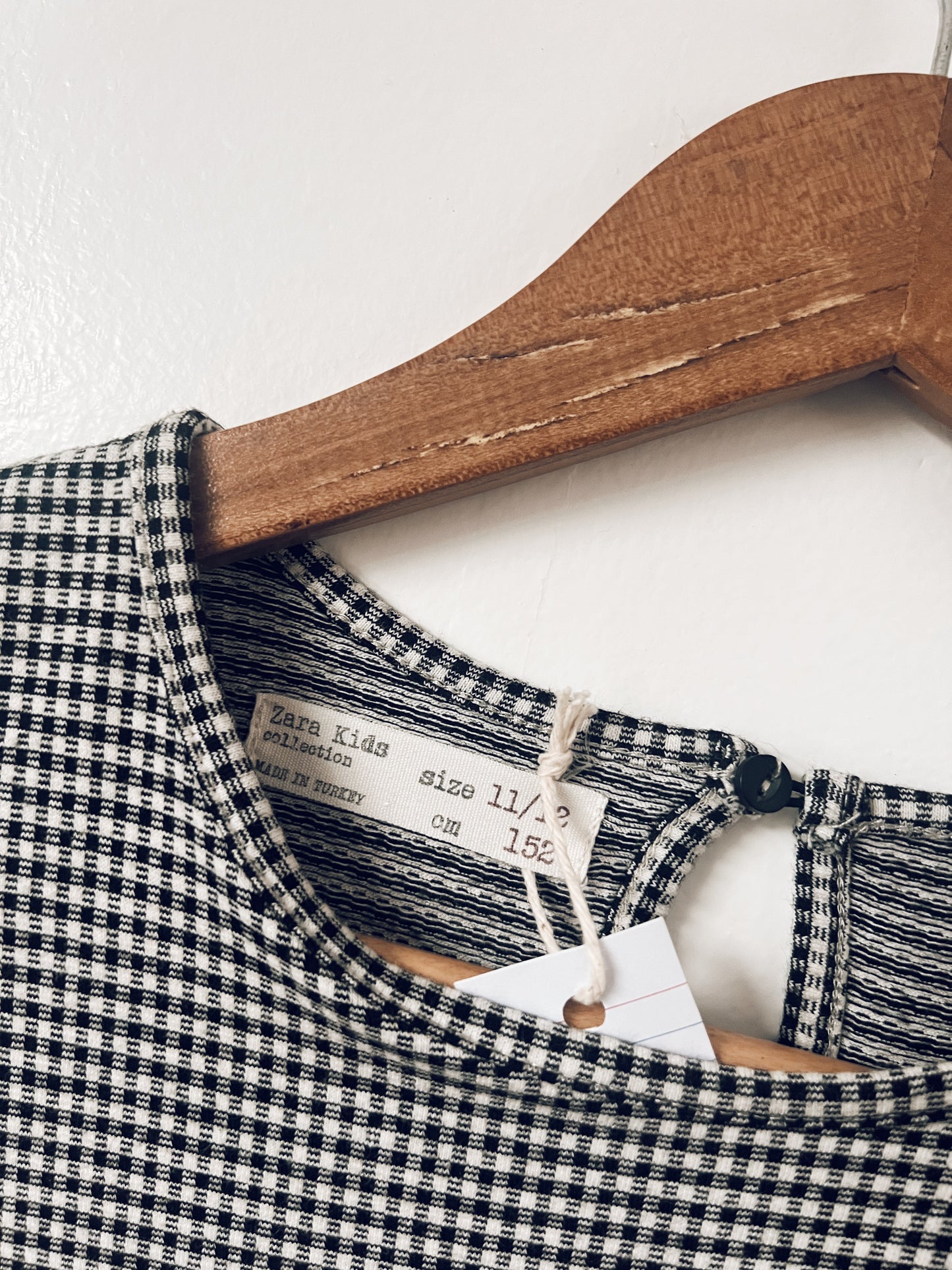 Black and White Checkered Dress