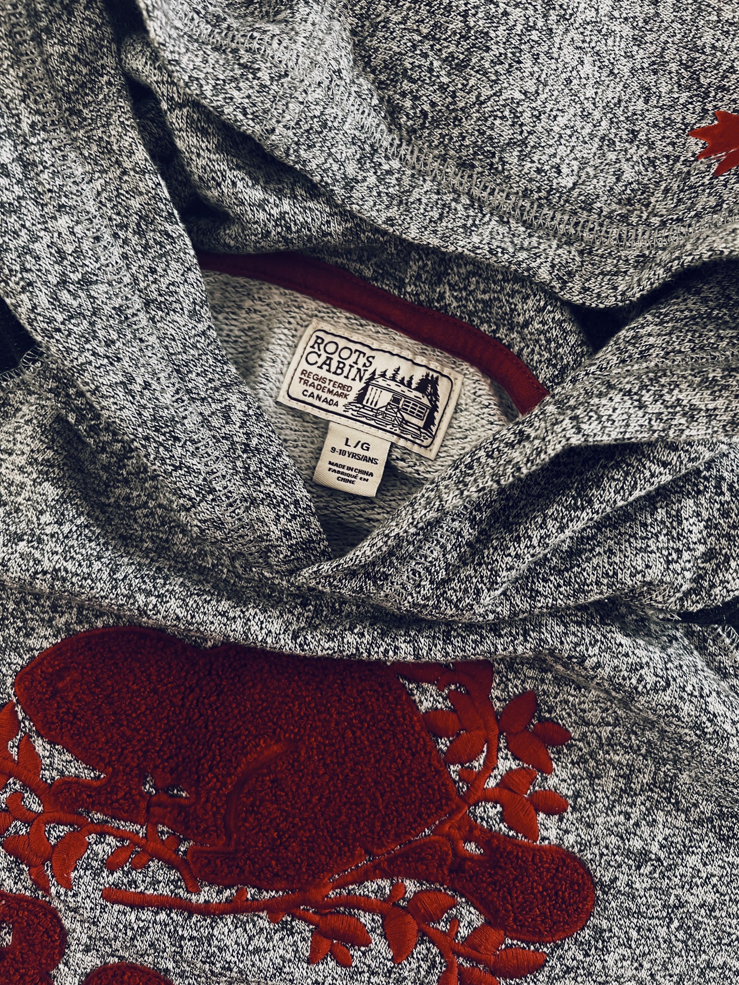 Black and Grey Roots Hoodie