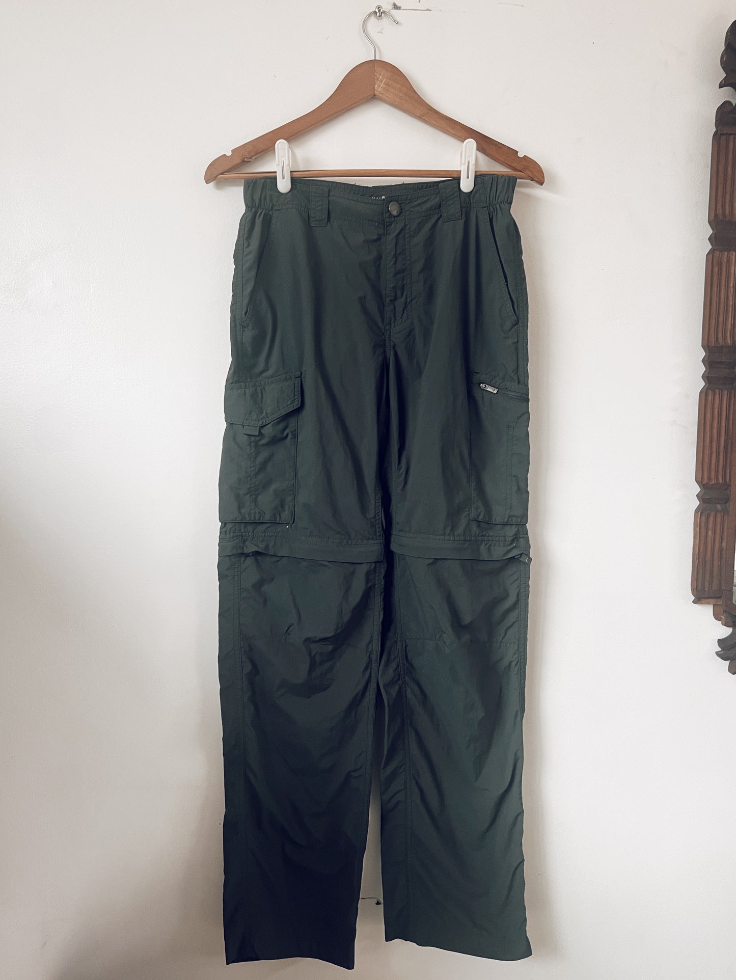 Grey Convertible Cargo Pants