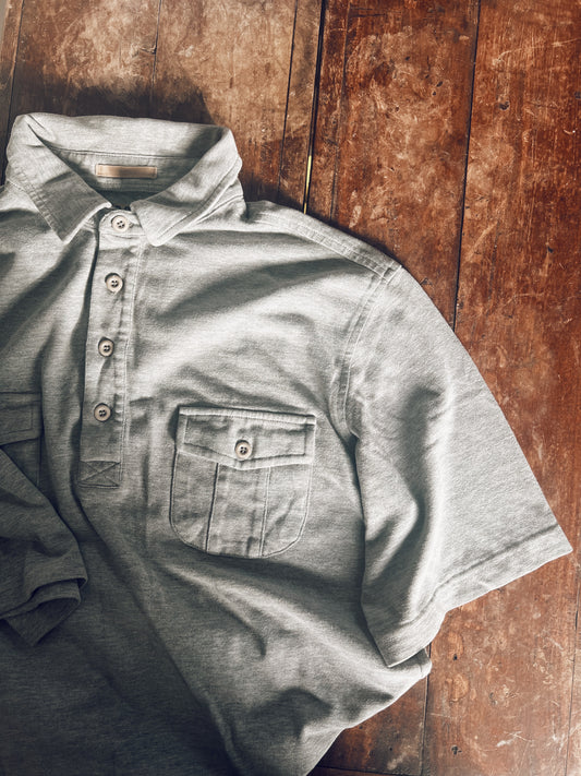 Vintage Roots Grey Polo Shirt