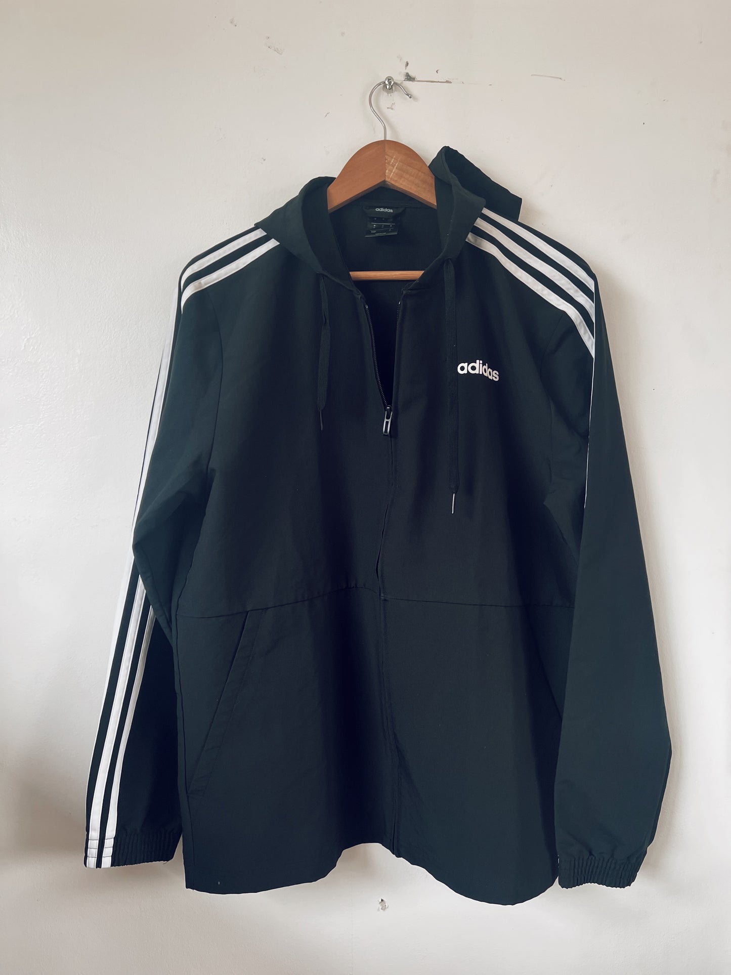 Classic Black Adidas Jacket
