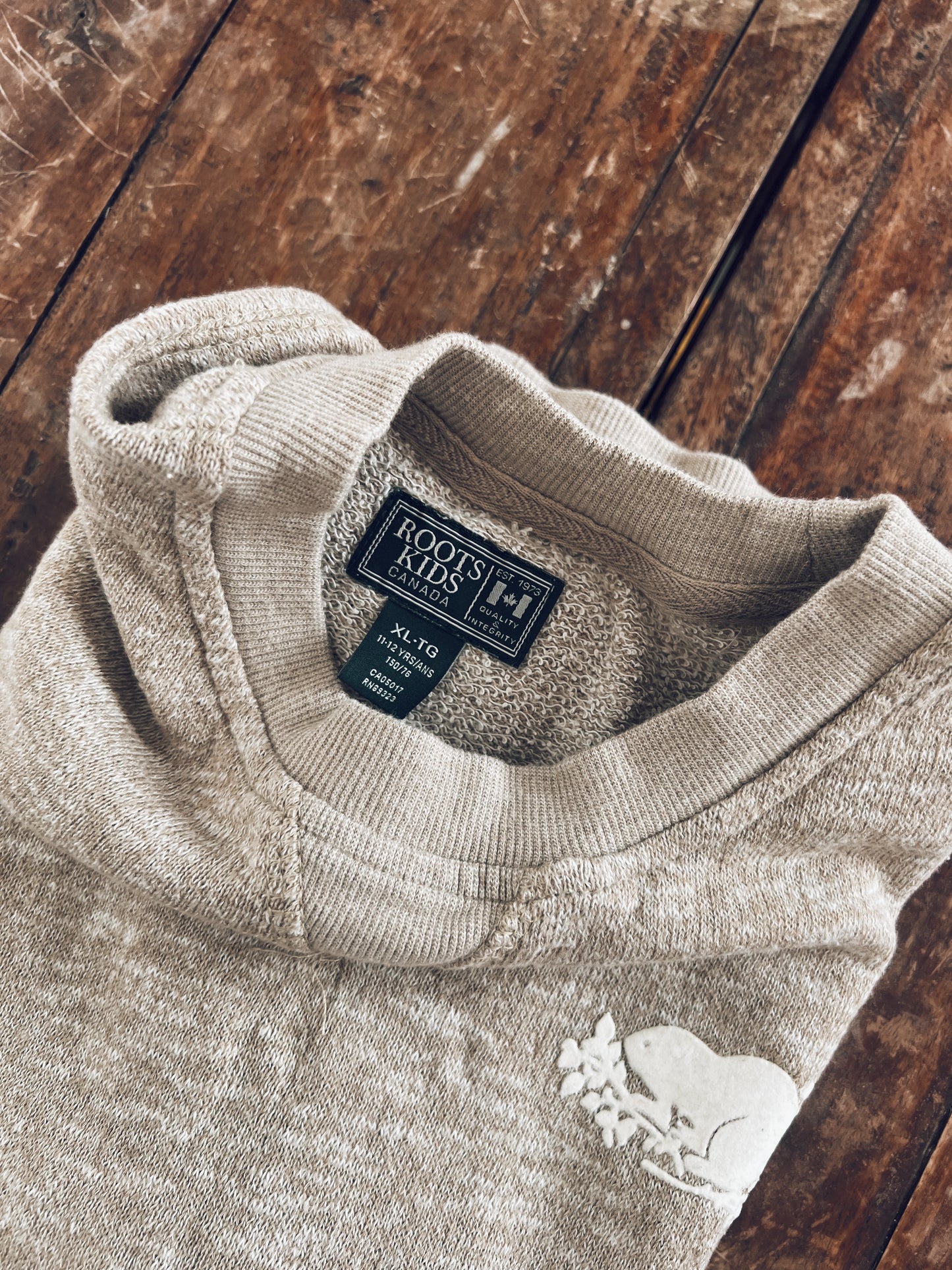Light Brown Lightweight Sweatshirt