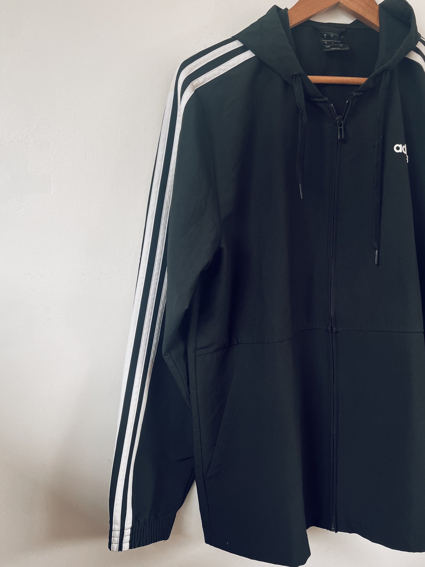 Classic Black Adidas Jacket