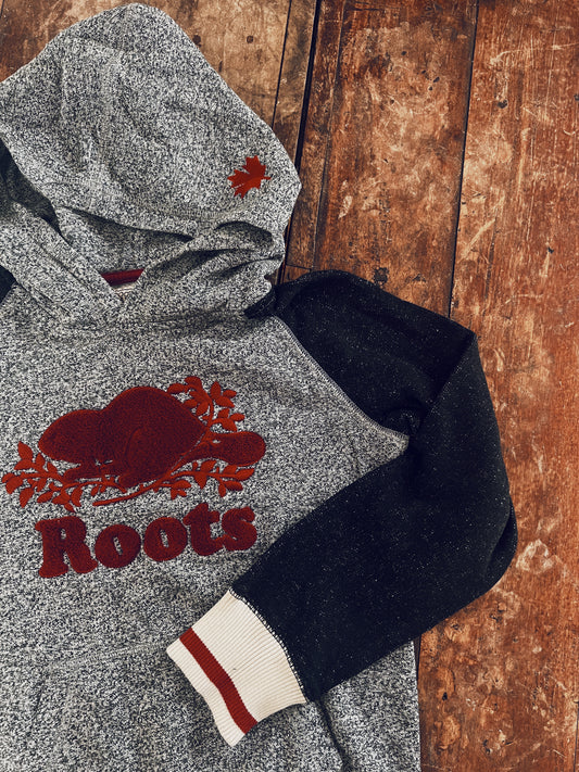 Black and Grey Roots Hoodie
