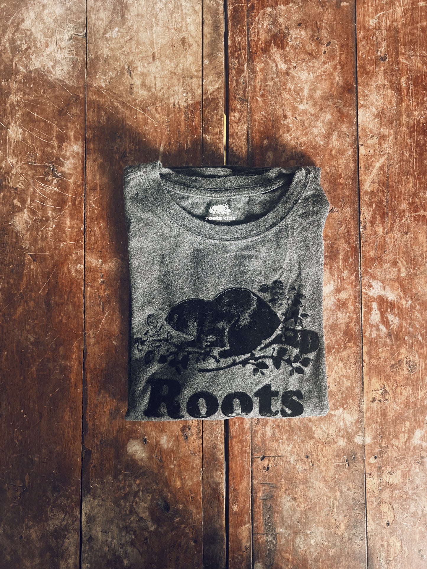 Dark Grey Roots Long Sleeve Top