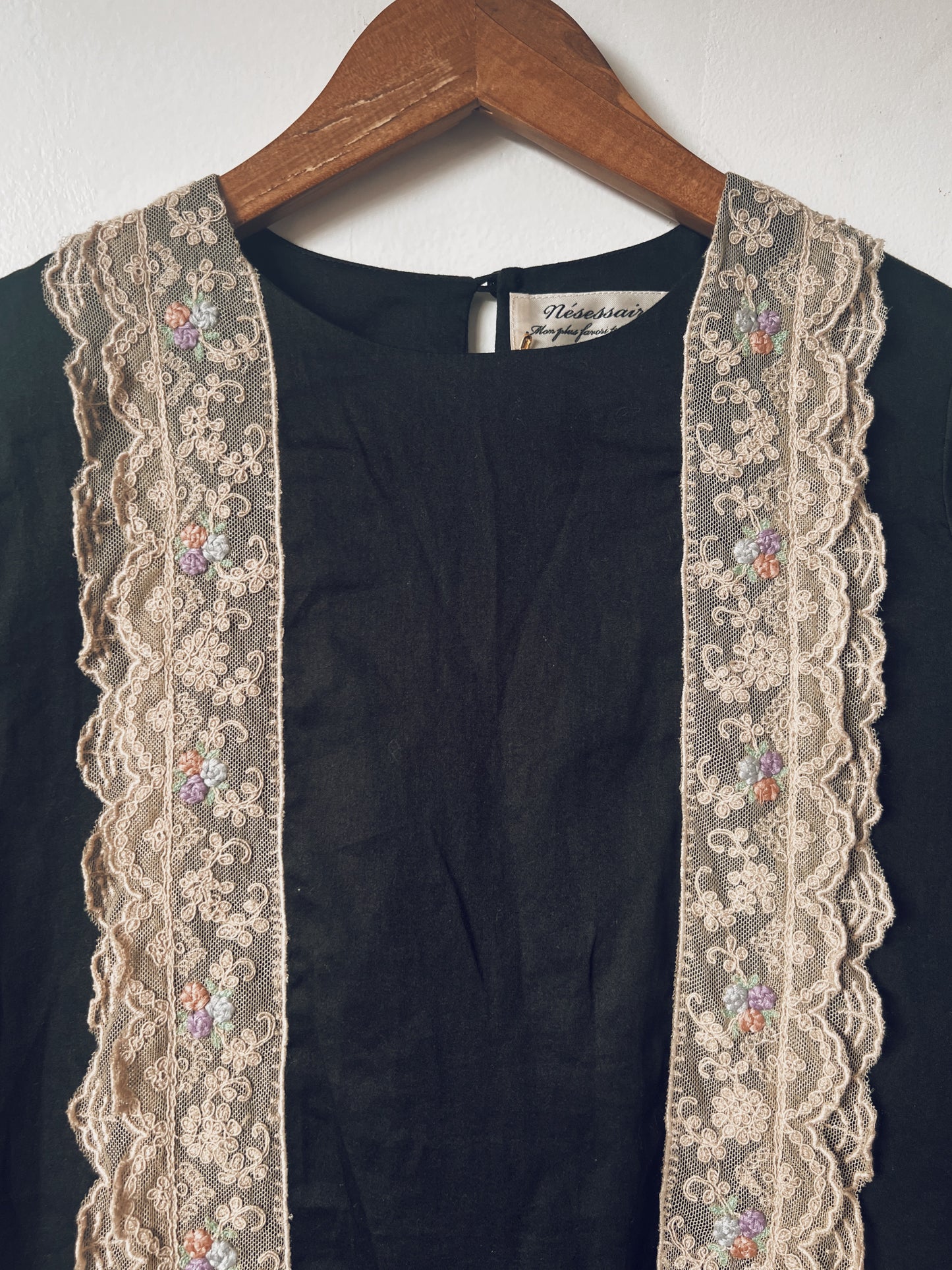 Black Dress with Pretty Lace