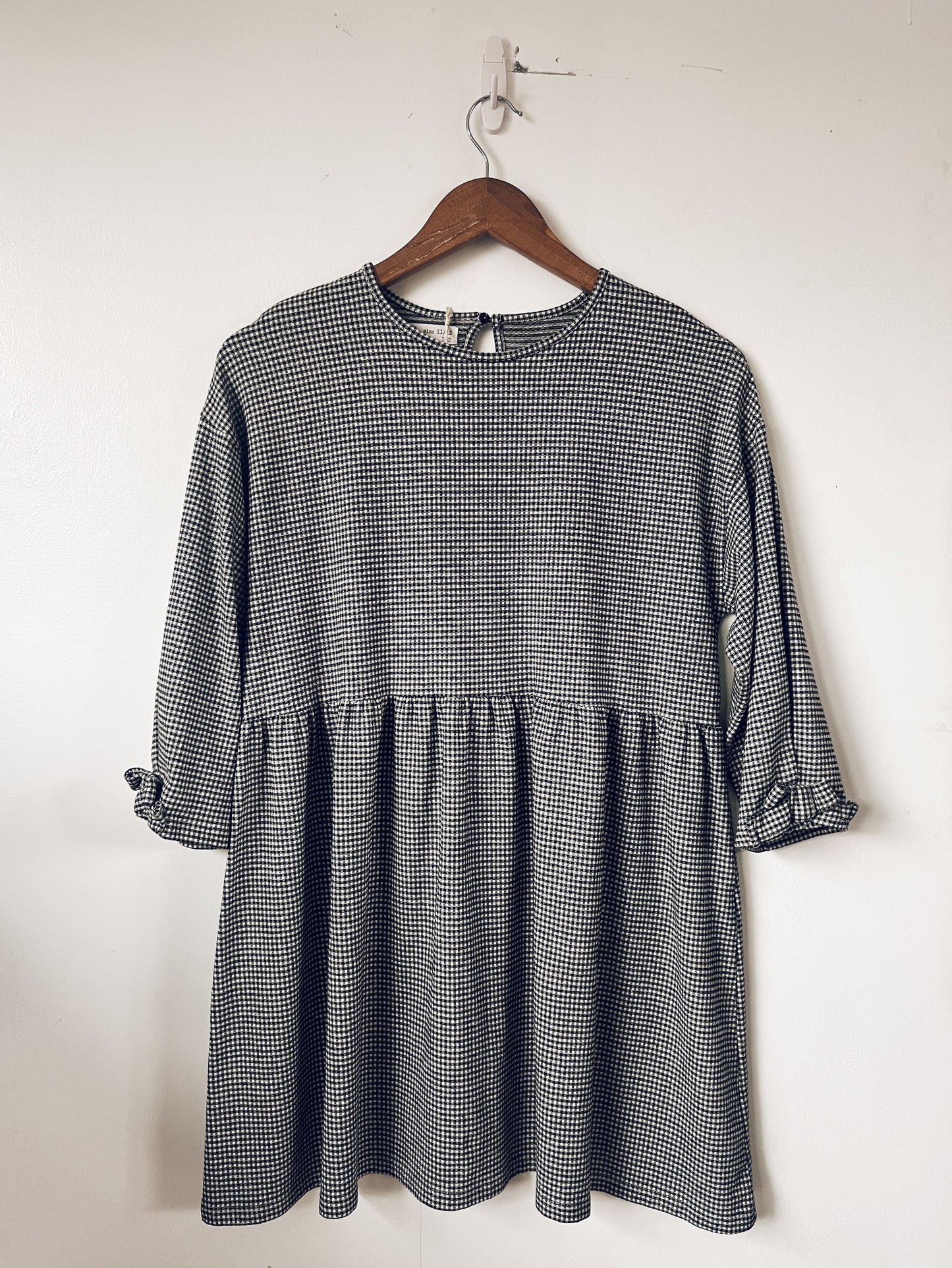 Black and White Checkered Dress