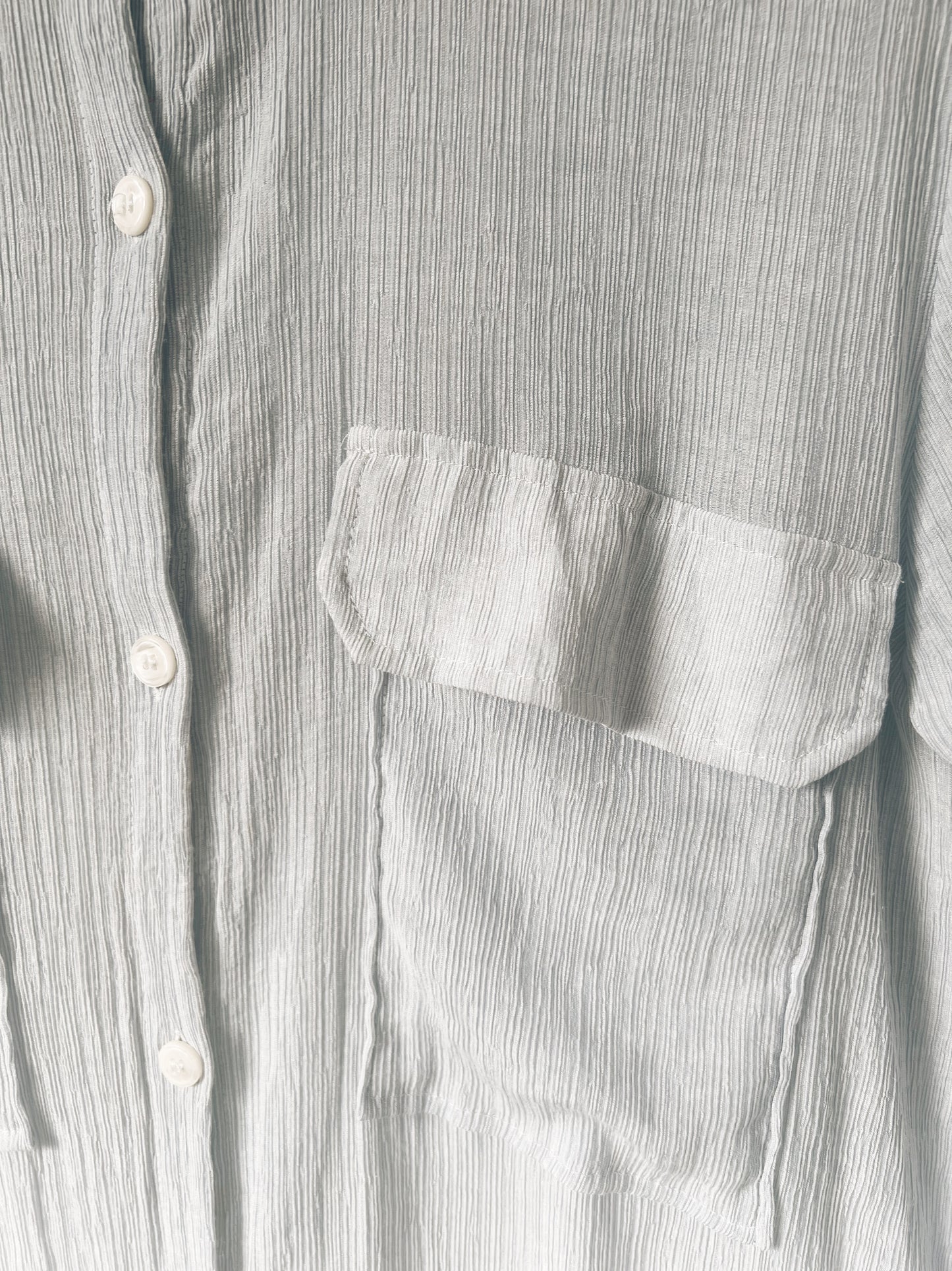 Sky Blue Long Sleeve Blouse