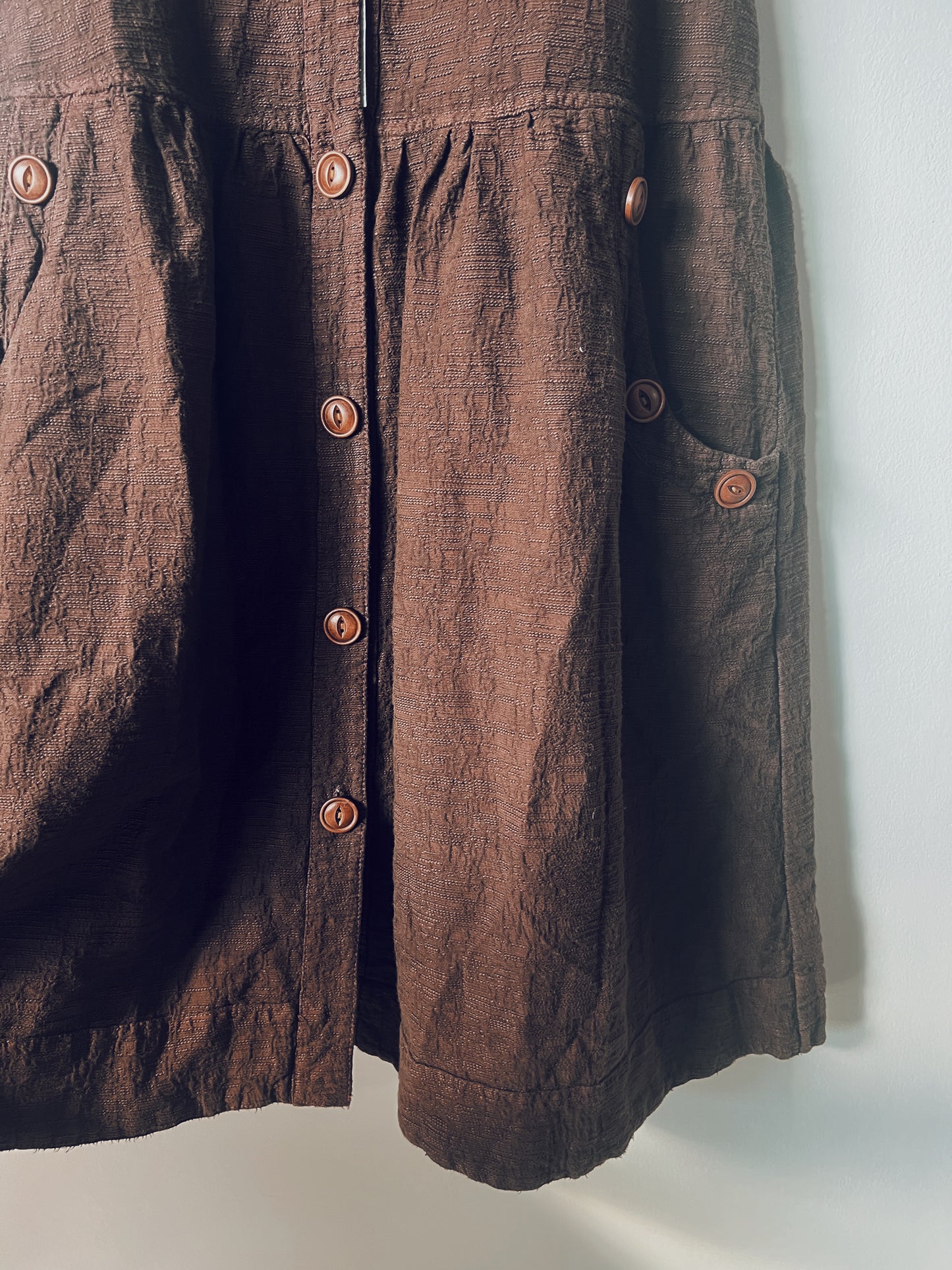 Dark Brown Sleeveless Dress